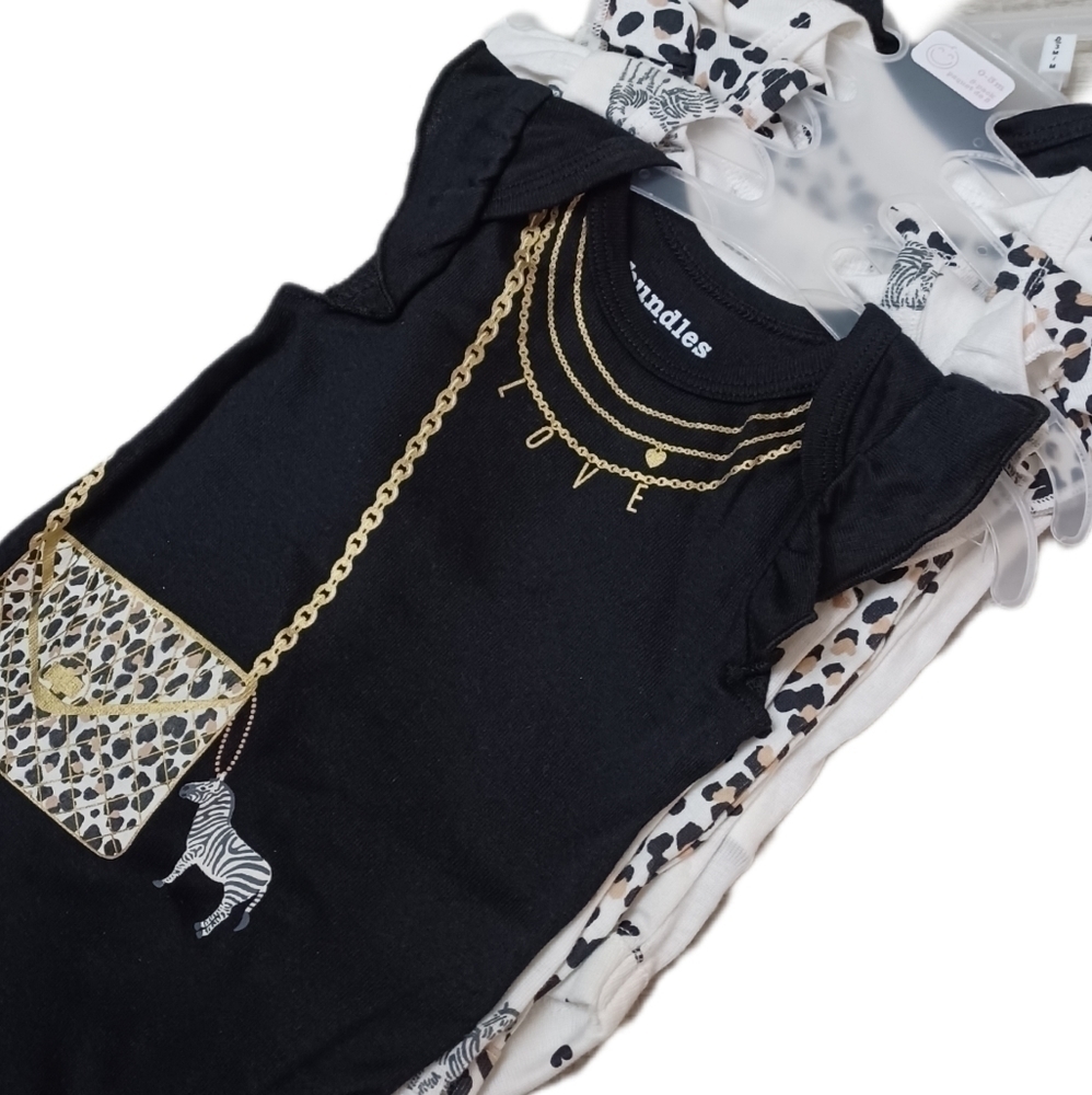 BUNDLE of 5 0-3 months New with tags onesie